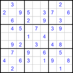 Судоку 9х9 #617 легкий