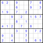 Судоку 9х9 #619 легкий