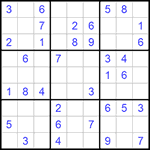 Судоку 9х9 #620 легкий