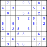 Судоку 9х9 #621 легкий