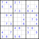 Судоку 9х9 #623 легкий