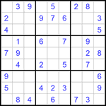Судоку 9х9 #628 легкий