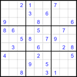 Судоку 9х9 #551 средний