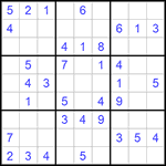 Судоку 9х9 #572 средний