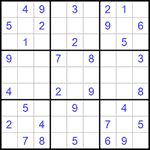 Судоку 9х9 #577 средний