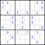 Судоку 9х9 #578 средний