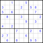 Судоку 9х9 #579 средний