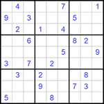 Судоку 9х9 #582 средний