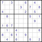 Судоку 9х9 #584 средний