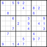 Судоку 9х9 #589 средний