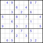 Судоку 9х9 #590 средний