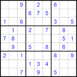 Судоку 9х9 #592 средний