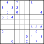 Судоку 9х9 #569 очень трудный