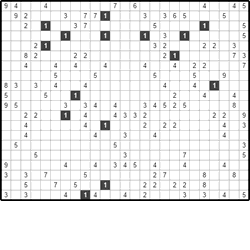 Филиппинский кроссворд #197 “Узор”