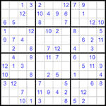 Судоку 12х12 #36 легкий