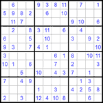 Судоку 12х12 #38 легкий