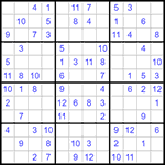 Судоку 12х12 #41 легкий
