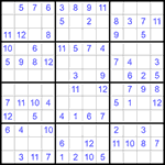 Судоку 12х12 #42 легкий