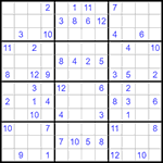 Судоку 12х12 #31 средний