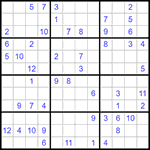 Судоку 12х12 #36 средний