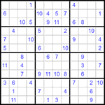 Судоку 12х12 #38 средний