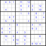 Судоку 12х12 #40 средний