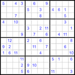 Судоку 12х12 #39 трудный