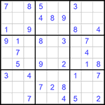 Судоку 9х9 #631 легкий