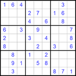 Судоку 9х9 #634 легкий