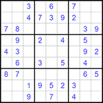 Судоку 9х9 #636 легкий