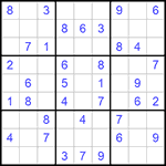 Судоку 9х9 #652 легкий