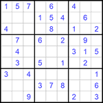 Судоку 9х9 #654 легкий