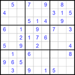 Судоку 9х9 #656 легкий