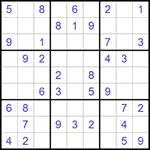 Судоку 9х9 #657 легкий