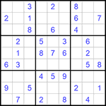 Судоку 9х9 #602 средний