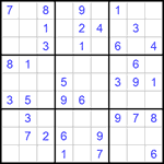 Судоку 9х9 #603 средний