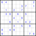 Судоку 9х9 #604 средний