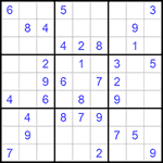 Судоку 9х9 #608 средний