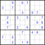 Судоку 9х9 #614 средний