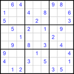 Судоку 9х9 #615 средний
