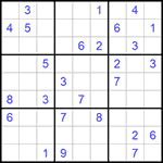 Судоку 9х9 #616 средний