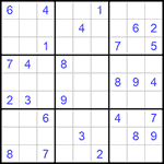 Судоку 9х9 #617 средний