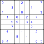 Судоку 9х9 #618 средний