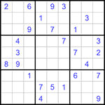 Судоку 9х9 #620 средний