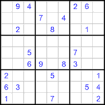 Судоку 9х9 #621 средний