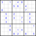 Судоку 9х9 #629 средний