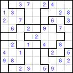 Судоку-пазл 9х9 #163 легкий