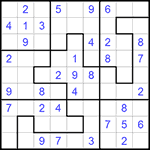 Судоку-пазл 9х9 #165 легкий