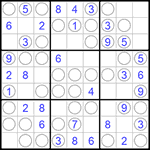 Судоку “Чет-нечет” 9х9 #100 легкий