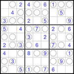 Судоку “Чет-нечет” 9х9 #92 легкий